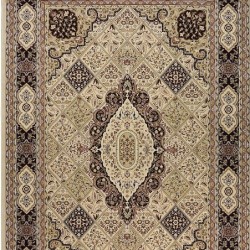 Високощільний килим Royal Esfahan-1.5 2602A Cream-Brown  - Висока якість за найкращою ціною в Україні